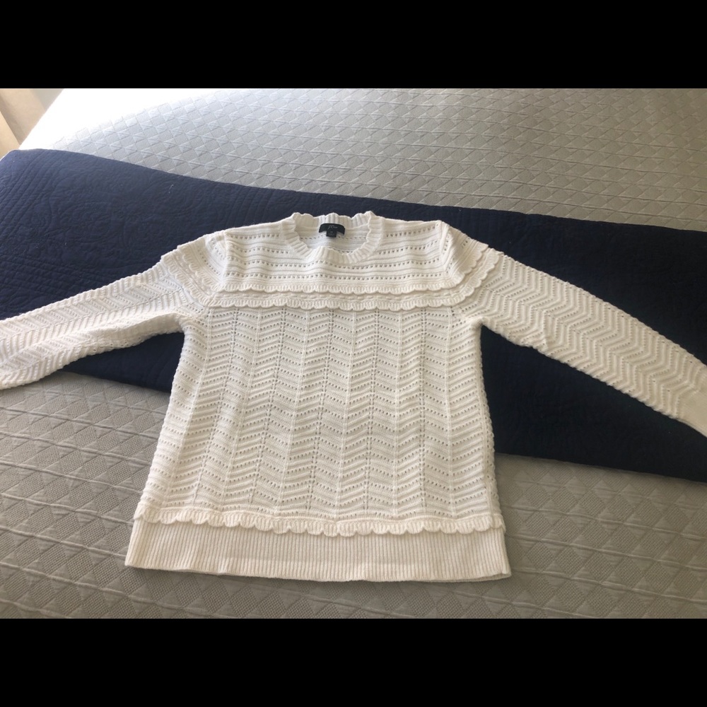 J Crew cream sweater - Medium